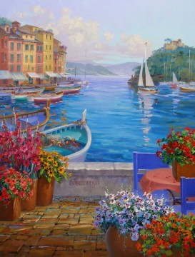 ポルトフィーノの思い出 地中海 エーゲ海 Oil Paintings
